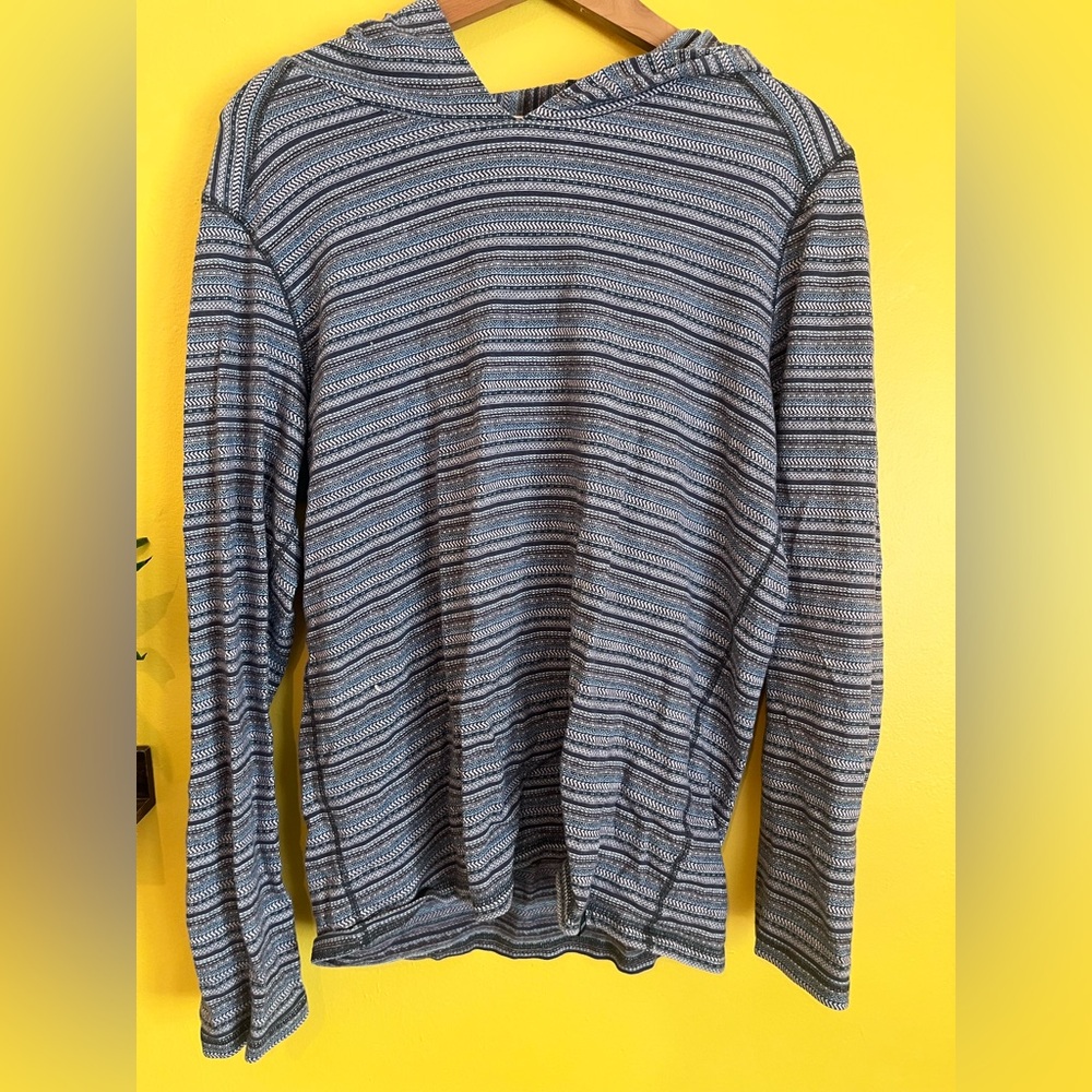 Prana Striped Long Sleeve Knit hoodie